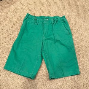 Boys Husky Green shorts